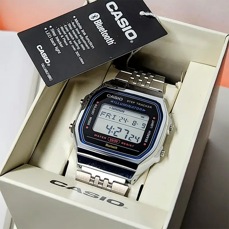 Casio Vintage Digital Bluetooth Link Men's Watch- ABL-100WE-1A